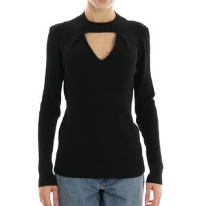 MAGLIA CUT-OUT NERO